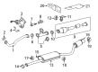 Toyota Highlander Exhaust Pipe Diagram - 17430-0P340