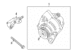 Toyota Tercel Alternator Pulley Diagram - 27411-70261