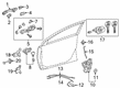 Toyota Venza Exterior Door Handle Diagram - 69210-0A080-J1