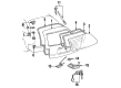 Toyota Corolla Liftgate Hinge Diagram - 68801-13090