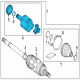 Toyota GR Corolla CV Joint Diagram - 42360-52020