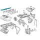 Toyota Supra Intake Manifold Gasket Diagram - 17177-46040