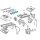 Toyota Supra Intake Manifold Gasket Diagram - 17176-46020