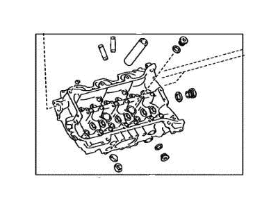 Toyota 11101-80017 Cylinder Head