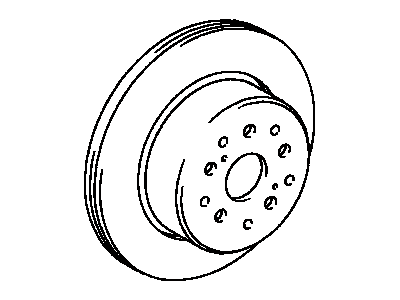 Toyota Supra Brake Disc - 42431-40080
