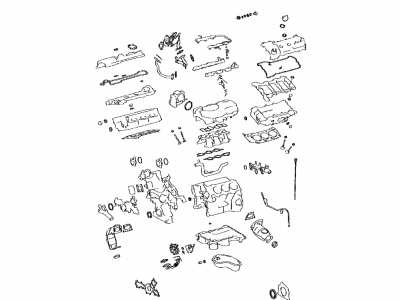 Toyota 04111-0P204 Overhaul Gasket Set