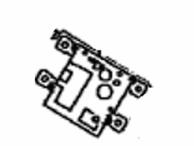 Toyota 87106-48200 Damper Servo Sub-Assembly, Air Conditioner Radiator