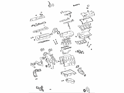 Toyota 04111-25241 Overhaul Gasket Set