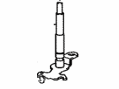 35506-48022 Toyota Shaft Sub-Assembly, Manual Valve Lever Illustration 1 of 1