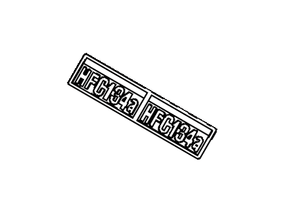 Toyota 88723-60480 Label, Cooler Service Caution