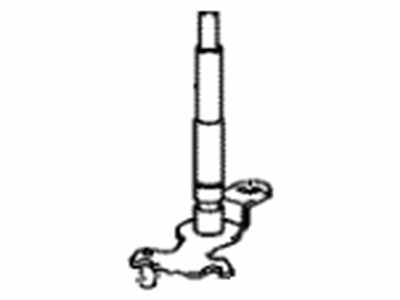 35506-33041 Toyota Shaft Sub-Assembly, Manual Valve Lever Illustration 1 of 1