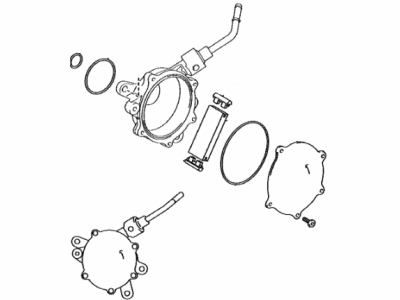 29300-31011 Toyota Pump Assembly, Vacuum Illustration 1 of 1