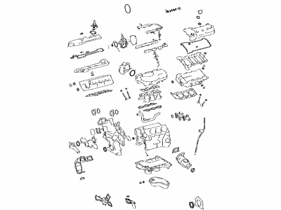 Toyota 04111-0P233 Overhaul Gasket Set