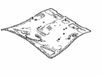 58211-06230 Toyota Pan, Center Floor Illustration 1 of 1