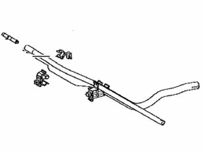 Toyota 16282-F0390 Hose, Water By-Pass