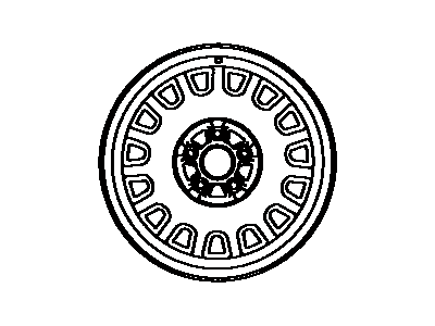 Toyota 42611-75100 Wheel, Disc (For Spare)