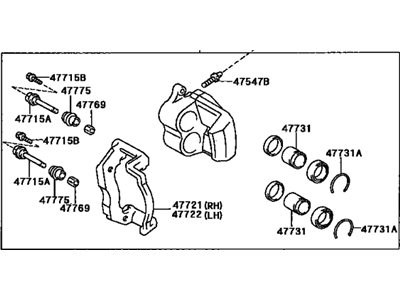 Toyota Supra Brake Caliper - 47730-24082