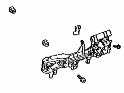 Toyota 69202-60050 Frame Sub-Assembly, Front Door Outside Handle, Driver Side