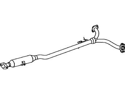 Toyota 17420-31091 Pipe Assembly, Exhaust, Center