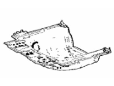 58301-06907 Toyota Rear Floor Pan Illustration 1 of 1