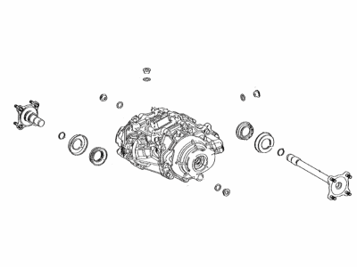G1050-47010 Toyota Motor Assembly, Rear Traction W/Transaxle Illustration 1 of 1