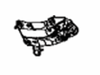 55138-47070 Toyota Brace, Dash To Frame, Driver Side Illustration 1 of 1