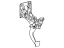 Toyota 47110-60070 Actuator Assembly Bracket Assembly