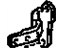 Toyota 68720-33020 Hinge Assembly, Front Door, Upper Driver Side