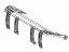 Toyota 71033-06010 Cushion Frame, Rear