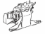 Toyota 12306-F0010 Insulator Sub-Assembly, Engine Mounting, Driver Side
