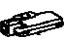 Toyota 81080-50040 Courtesy Lamp, Passenger Side