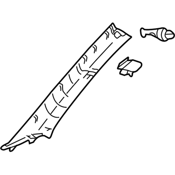 Toyota 62210-AA060-A1 Windshield Pillar Trim, Passenger Side