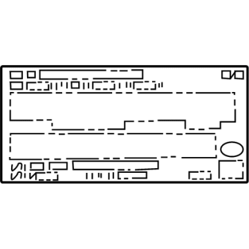 Toyota 74514-30080 Info Label