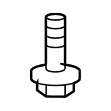 Toyota 90119-A0098 Washer Reservoir Nut