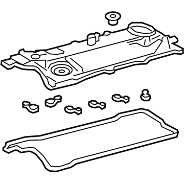 Toyota 11201-F2010 Cover Sub-Assy,  Cylinder Head
