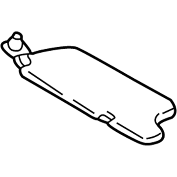 Toyota 74310-47030-B0 Sunvisor, Passenger Side