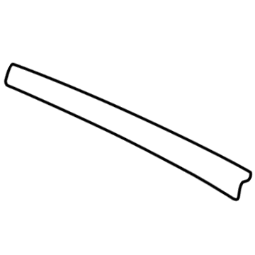 Toyota 75755-35010 Window Molding, Rear Passenger Side
