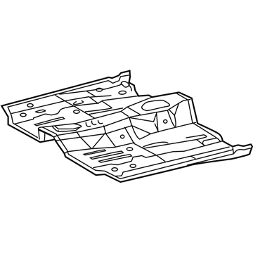 Toyota Corolla Floor Pan - 58111-12902