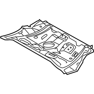 Toyota Corolla Floor Pan - 58211-02160
