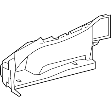 Toyota 64721-WAA01 Trunk Side Trim, Passenger Side