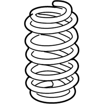 Toyota 48231-52C01 Coil Spring, Rear