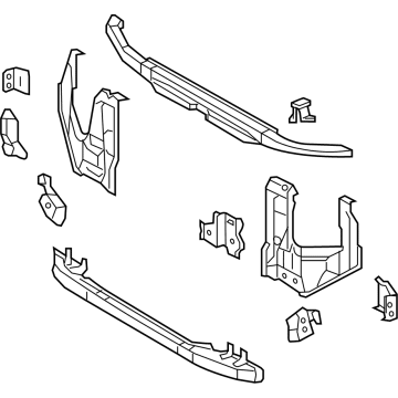 Toyota Tacoma Radiator Support - 53201-04130
