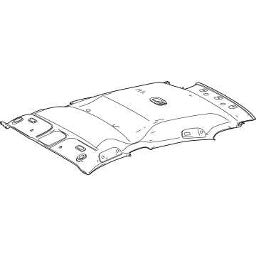 Toyota 63310-48640-B0 Headliner, Gray