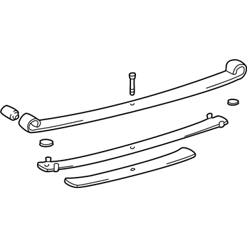 Toyota Tacoma Leaf Spring - 48210-04H01