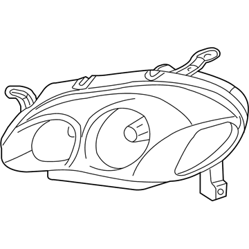 2004 Toyota Corolla Headlight - 81130-02200