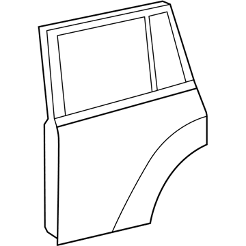 Toyota 67003-0E060 Door Shell, Passenger Side