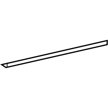 Toyota 75937-0E020 Black Out Tape, Inner Upper Passenger Side