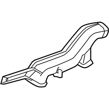 Toyota 87201-0C070 Floor Duct, Center Driver Side