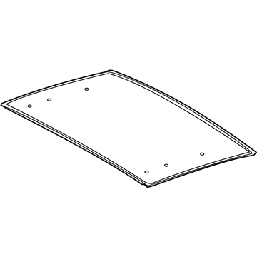 Scion 63201-21170 Sunroof Glass
