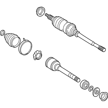Toyota Camry Axle Shaft - 43410-06330